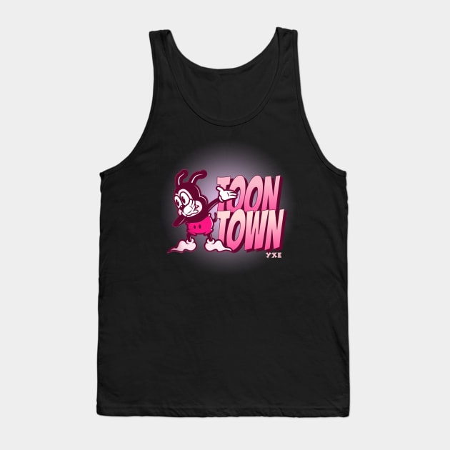 Bunnycore Toon town Express YXE Tank Top by Stooned in Stoon